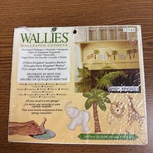 New 12946 Daisy Kingdom Jamboree Wallies 25 Pre-Pasted Wallpaper Cut Outs Decals